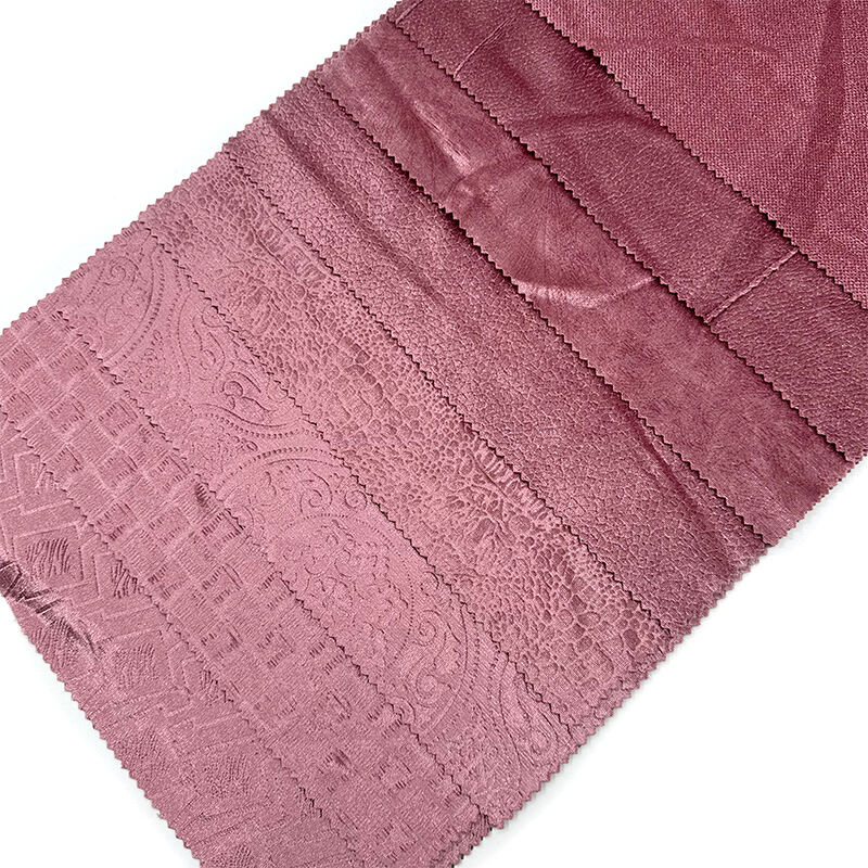 Wejoy Wholesale 270gsm Polyester pink Color Velvet Embossed Fabric for Pillow Cushion