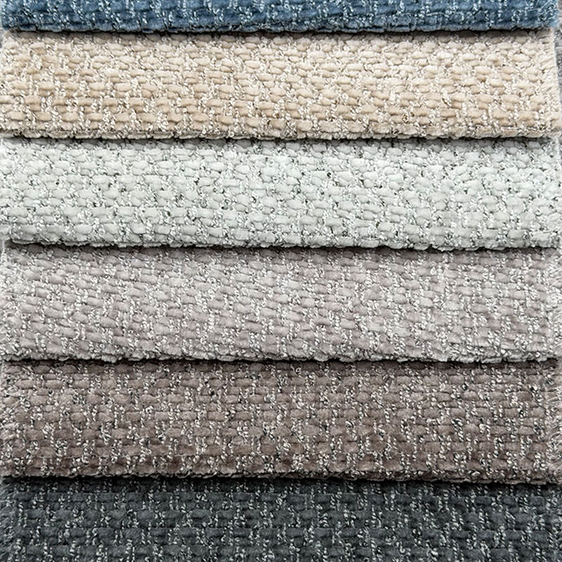 Wejoy Großhandel: Chenille-Stoff aus Polyester, 420 g/m², samtartiger Stoff für Heimtextilien, Polsterstoff, Sofa-Material