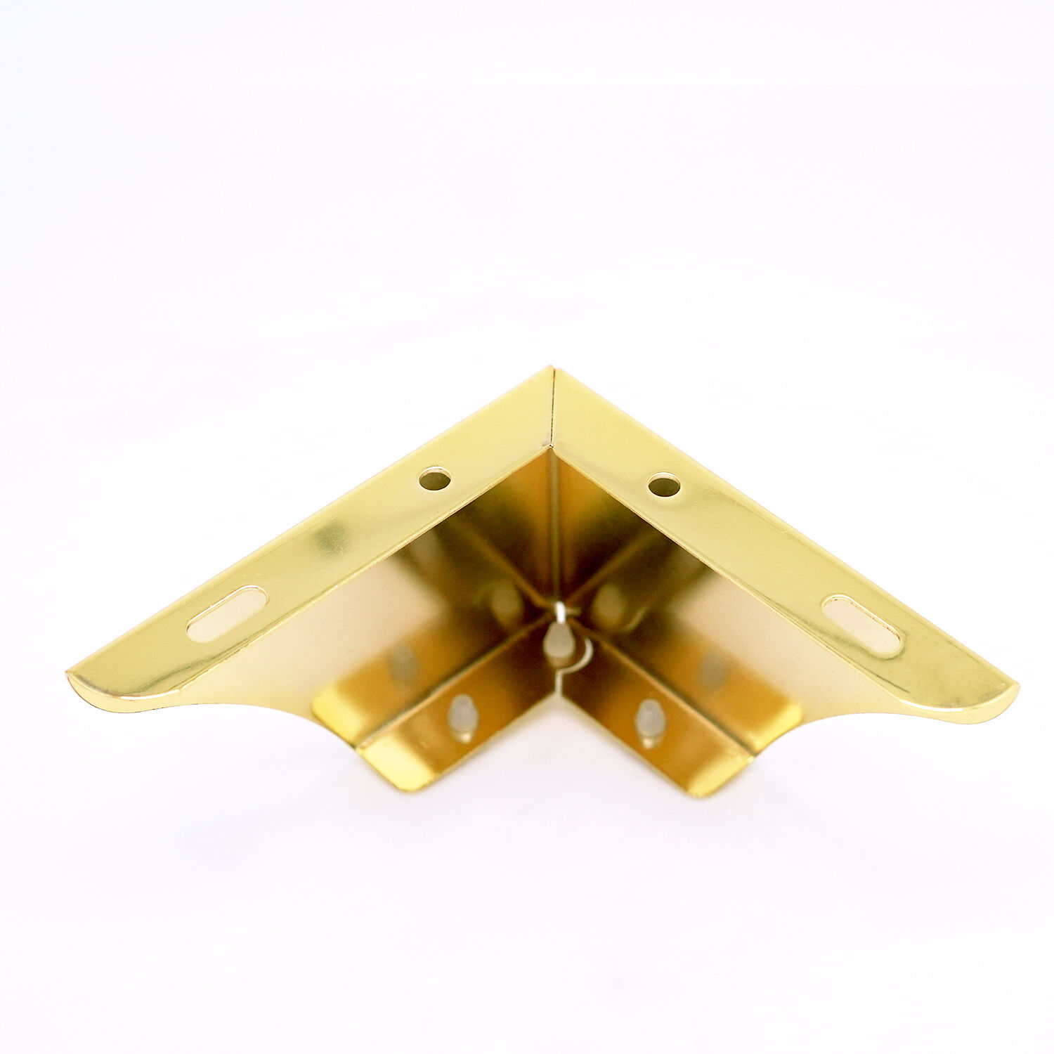 Wejoy Factory 7cm Height Gold Metal Corner Leg for Kitchen Cabinets