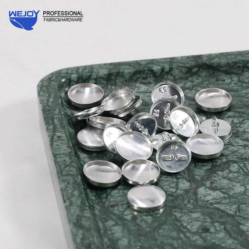 Wejoy Wholesale Decorative Furniture Button Covers Waterproof Metal Parts Hardware Furniture Cover Buttons