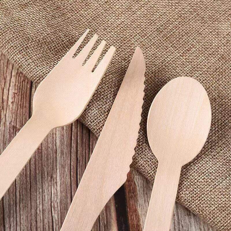 Plant Fiber Spoon/Fork/Knife | Eco-Friendly Compostable Cutlery | Bolooming