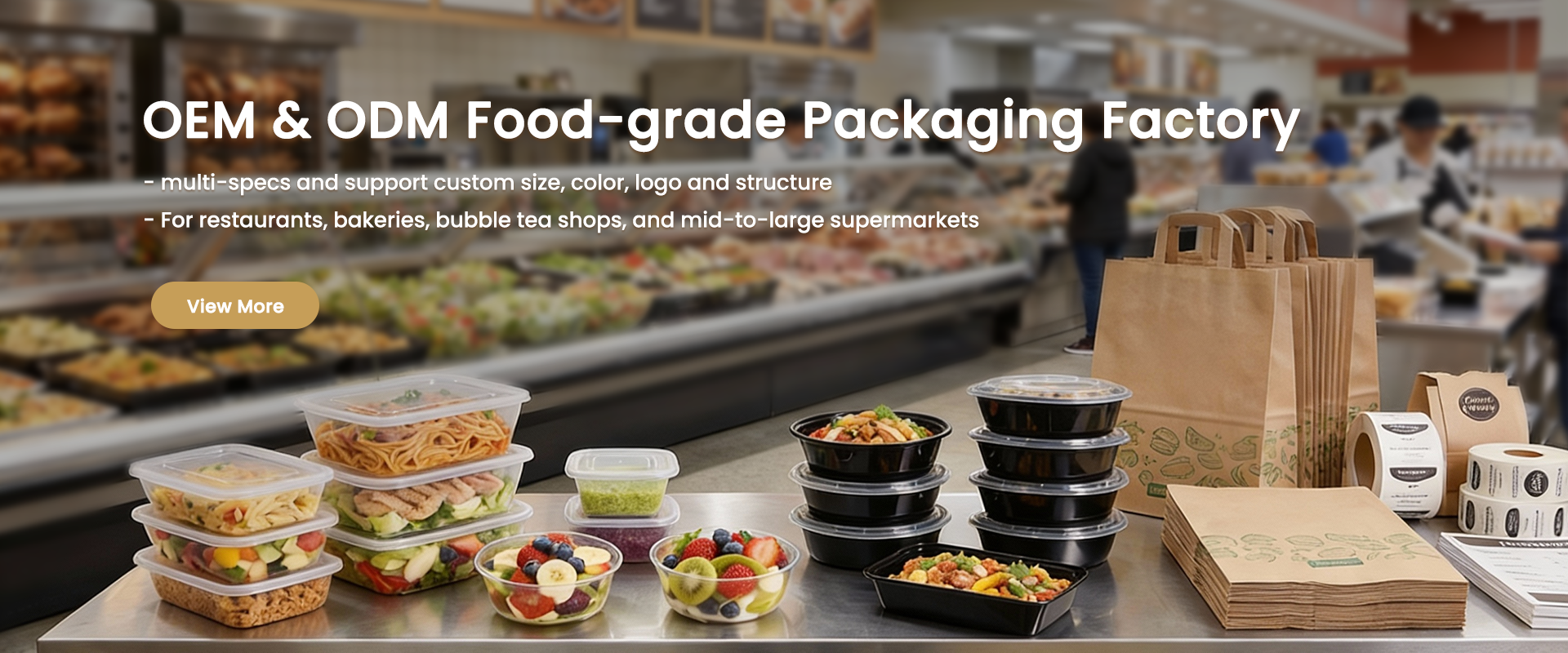 OEM & ODM Food packaging factory