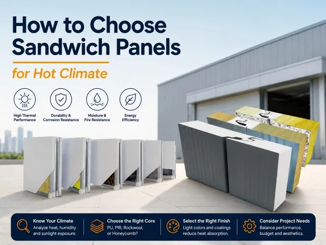 How to Choose Sandwich Panels for Hot Climate
