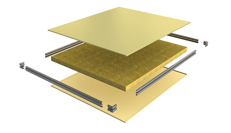 Silicon Rock Cleanroom Sandwich Panel details
