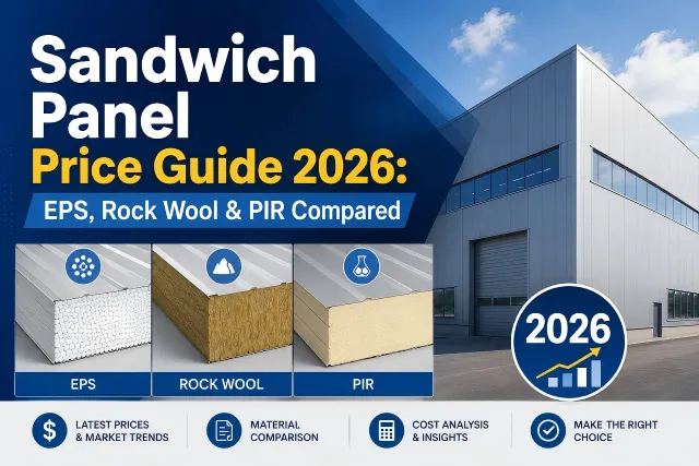 Sandwich Panel Price Guide 2026 EPS, Rock Wool & PIR Compared