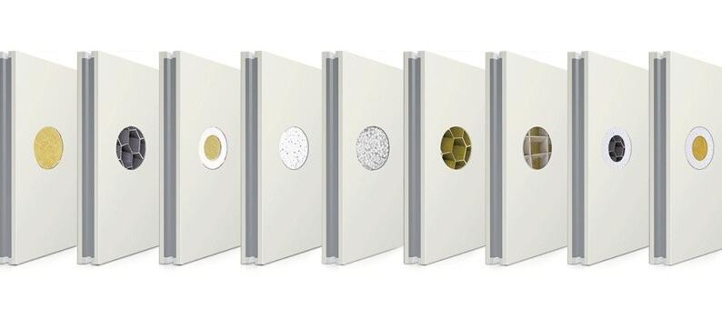 Different Core Material Manual Clean Room Panel