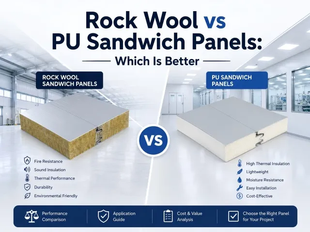 Rock Wool vs PU Sandwich Panels Which Is Better