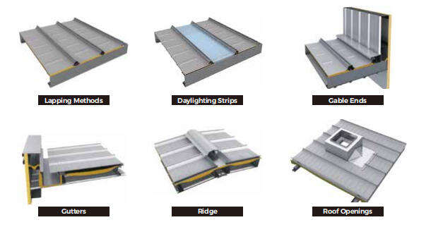 sandwich panels Illustration for the joint