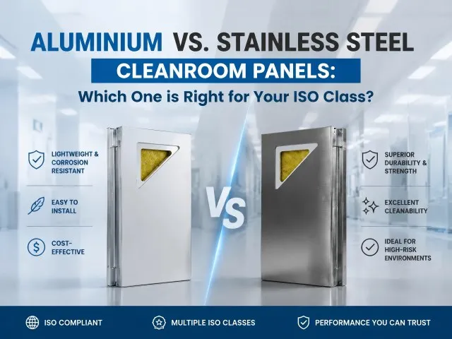 Comparison between Aluminium and Stainless Steel Cleanroom Panels