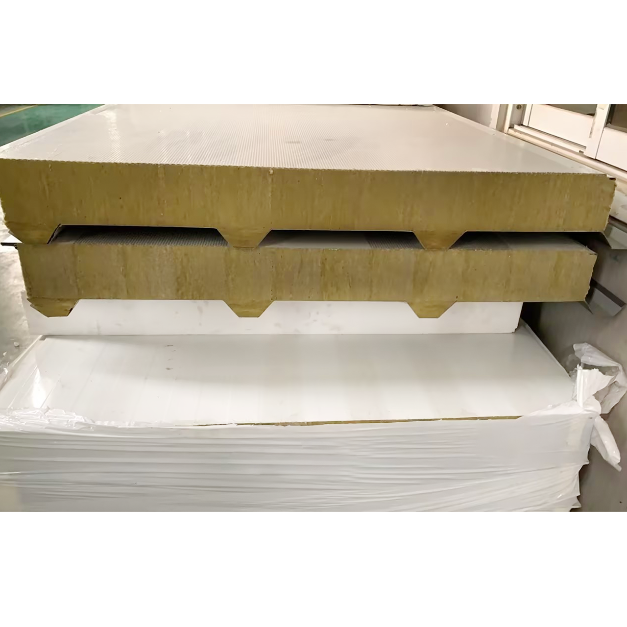 Rock Wool Roof Sandwich Panel Class A Fire Rated Glostar