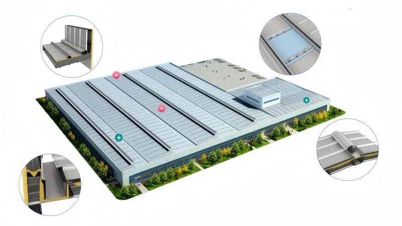 Glostar MR468 360° Standing Seam Metal Roof Panel System