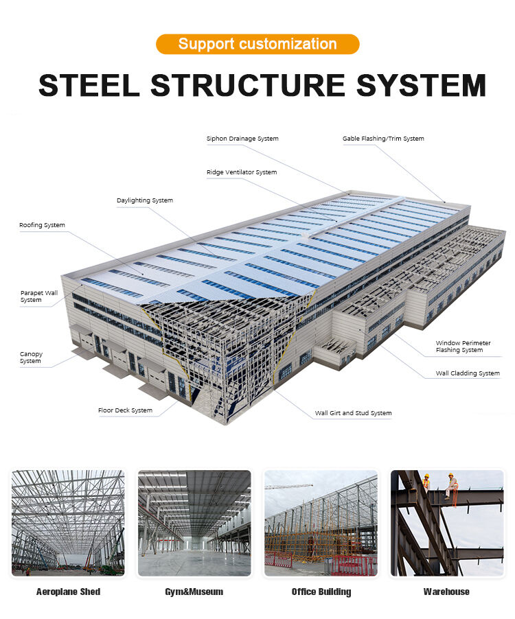 Steel Structure for Gym & Museum