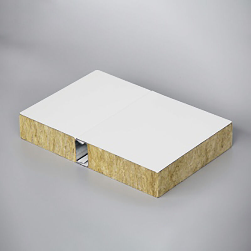 rock wool sandwich panel cross section