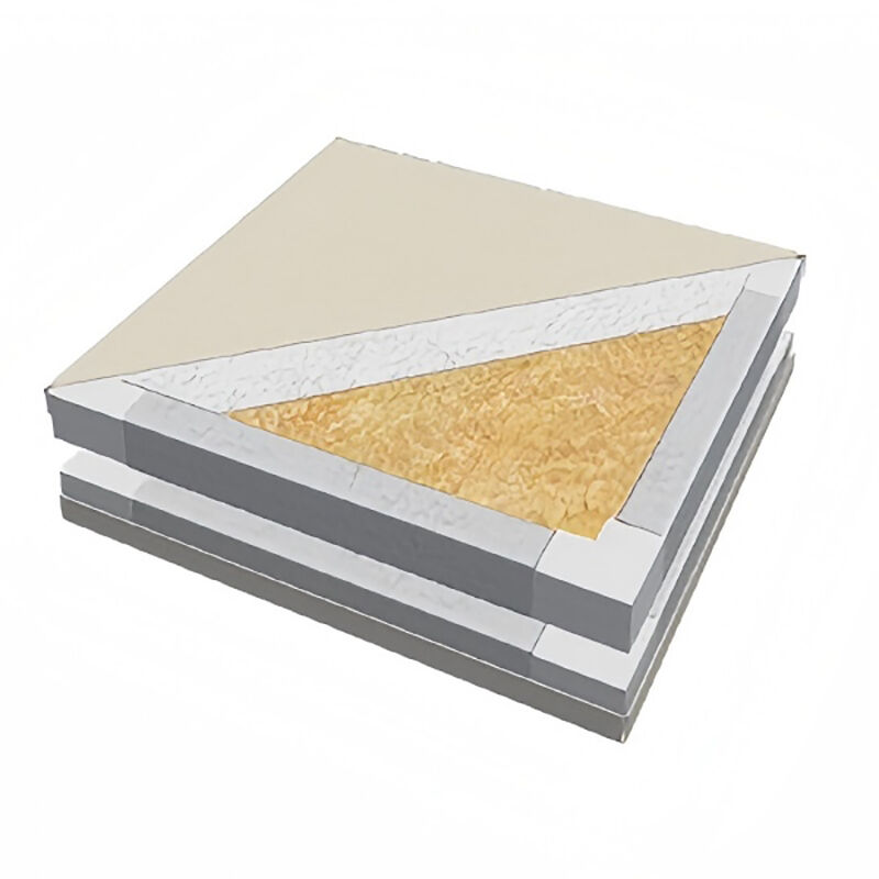 Gypsum Rock Wool Cleanroom Panel Fireproof Sandwich Panel