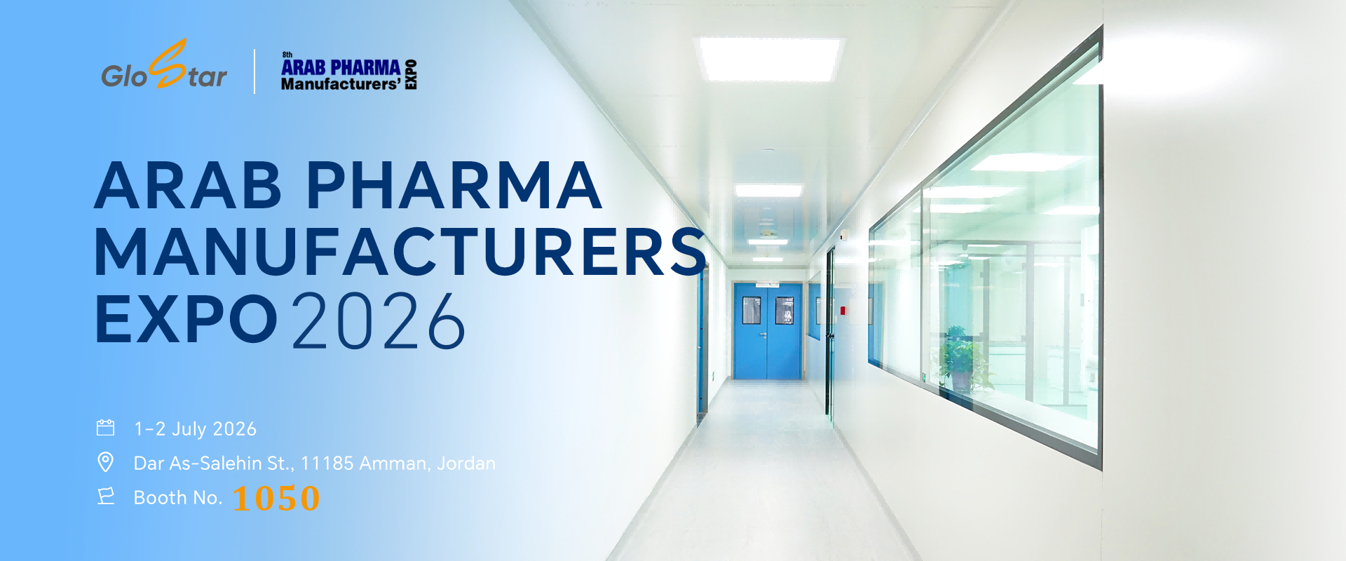 Glostar 8th Arab Pharma Manufacturers' Expo 2026