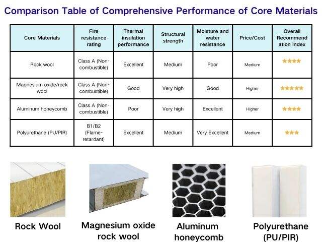 Cleanroom Panel Core Material Comparison: Analysis of Performance, Applications, Advantages, and Disadvantages