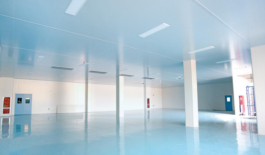 Cleanroom Double-Layer Ceiling Grid System Application