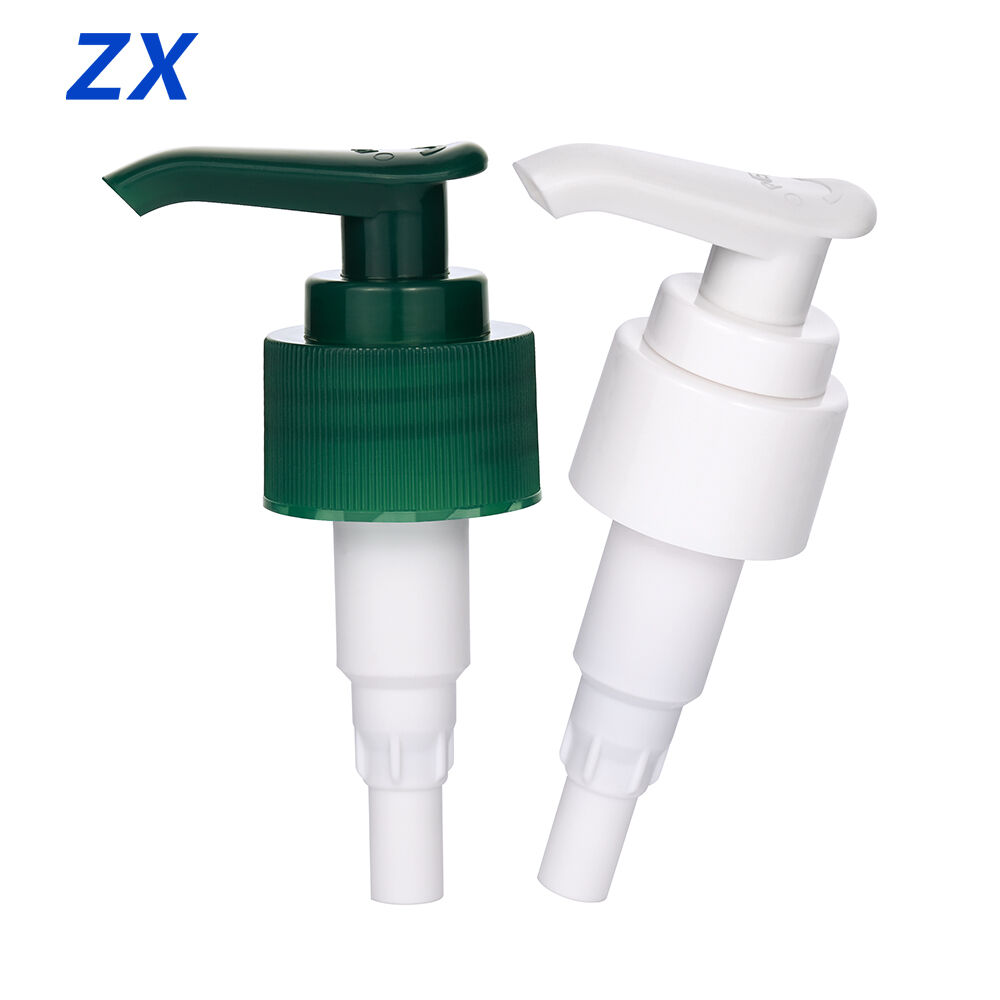 Mataas na Kalidad na 24/410 Panlabas na Spring Lotion Pump na May Disenyong Hindi Sumusulpot ng Likido, Plastic Pump Head para sa mga Bote ng Hand Soap at Body Lotion