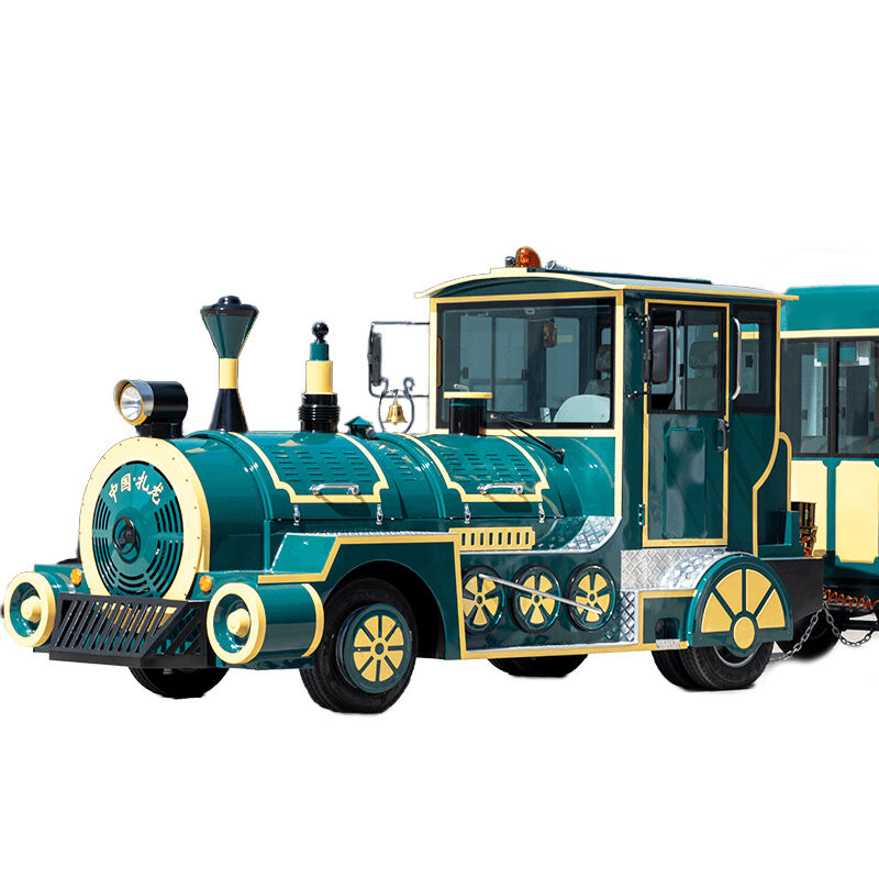 Fully Enclosed Diesel Sightseeing Train | 72-Seat Cabin – Model ALGQ-CL-72