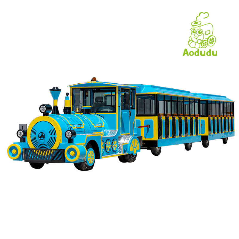 Diesel 72-Seat Tourist Train with Automatic Doors | Fuel-Powered – Model ALGQ-CL-72