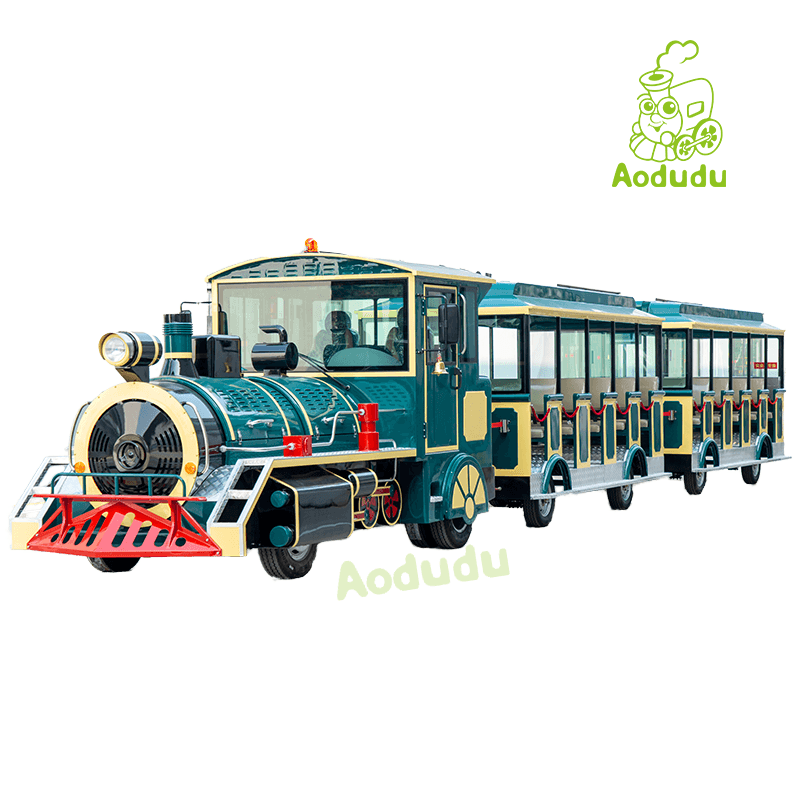 Vintage Open-Air Diesel Tourist Train | 42-Passenger – Model ALGQ-CL-42