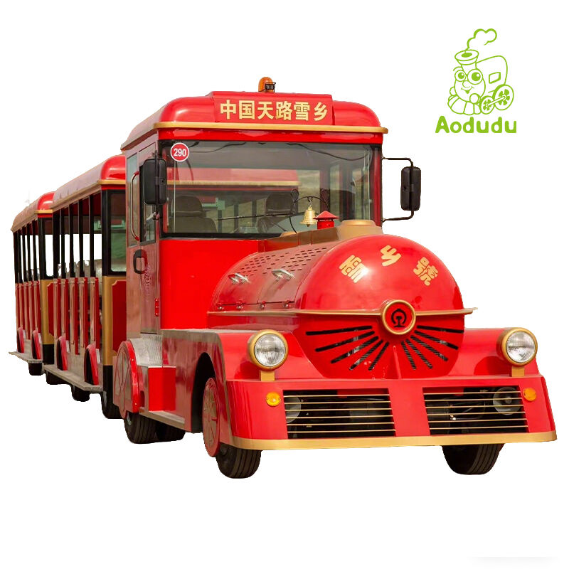 Bullet-Nose Retro Diesel Sightseeing Train | 42-Seat Fuel-Powered – Model ALGQ-LX-42