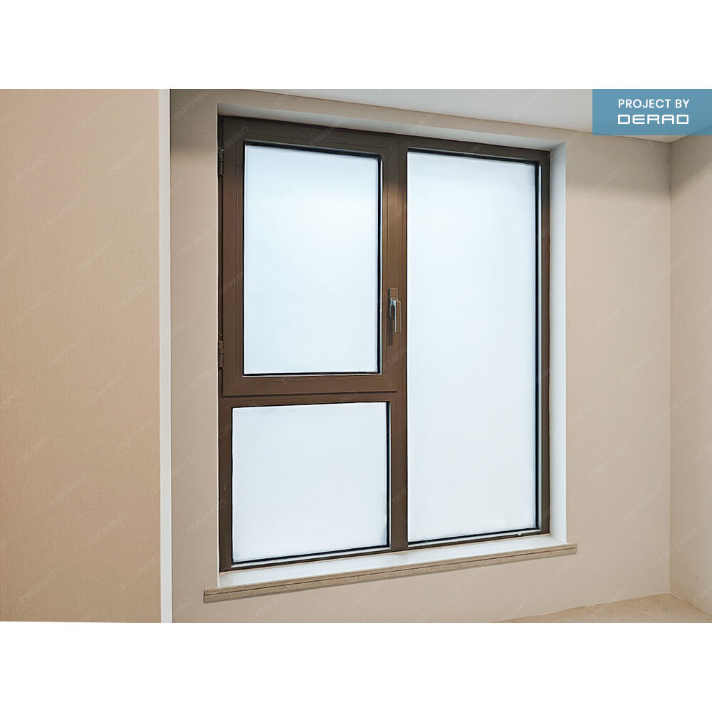 Double glazed insulated glass casement windows aluminum tilt and turn window with lock for commercial building office windows