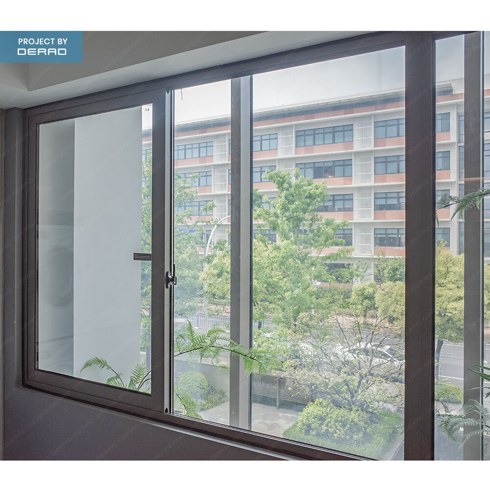 Kitchen Bathroom Sliding Windows Aluminum Profile Sliding Windows with Double Glazed Low-E Glass Customized Size