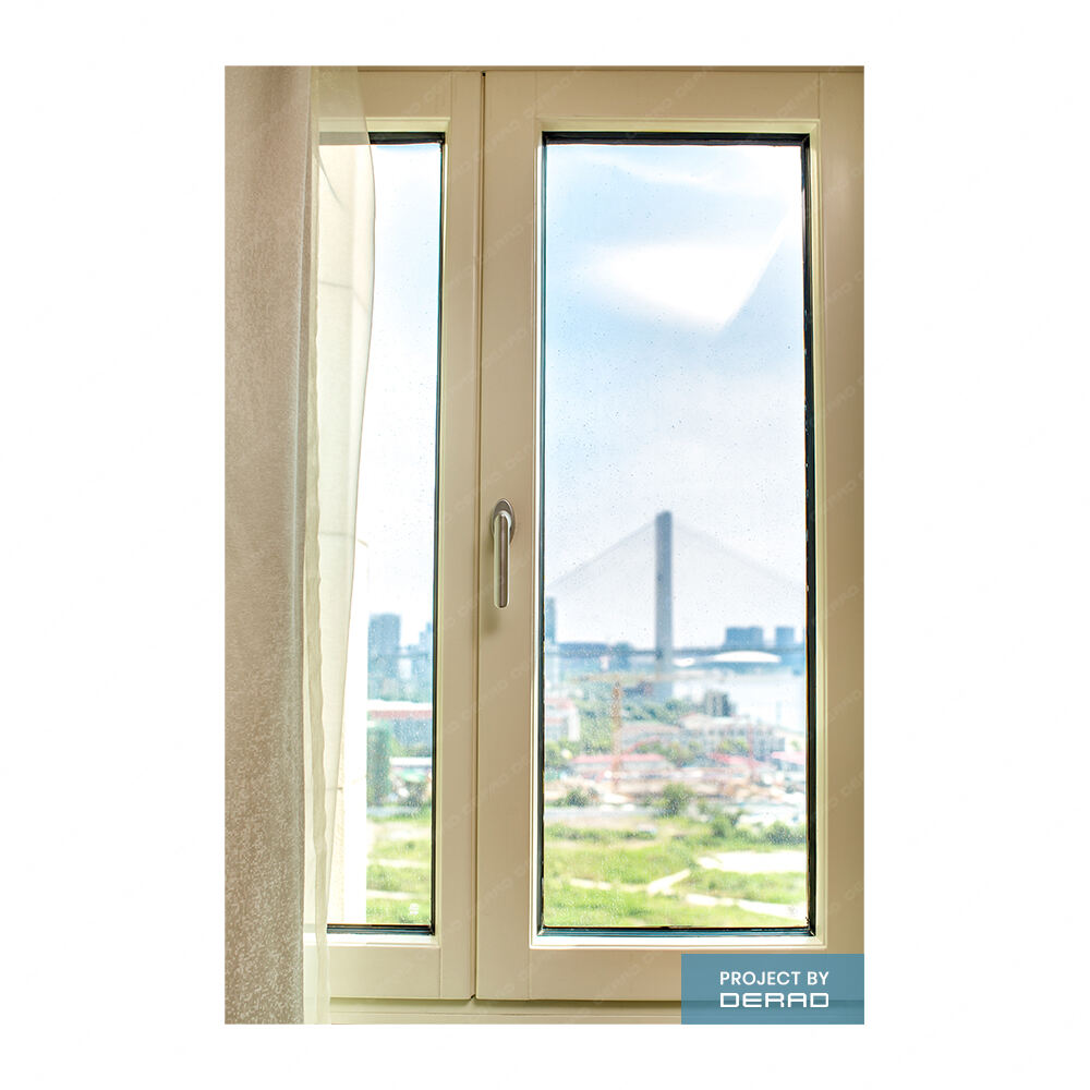 Thermal Break Design Inward Opening Glass Windows Tilt and Turn Aluminum Casement Windows