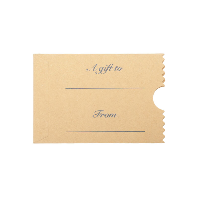 Kraft Paper Card Holder