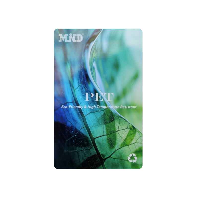 Ekologicky šetrné plastové RFID karty z PET