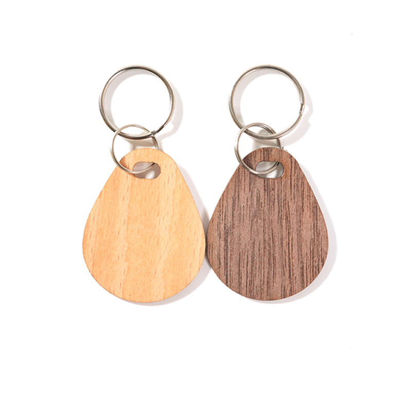ECO-friendly Wooden Key Fobs With Chip