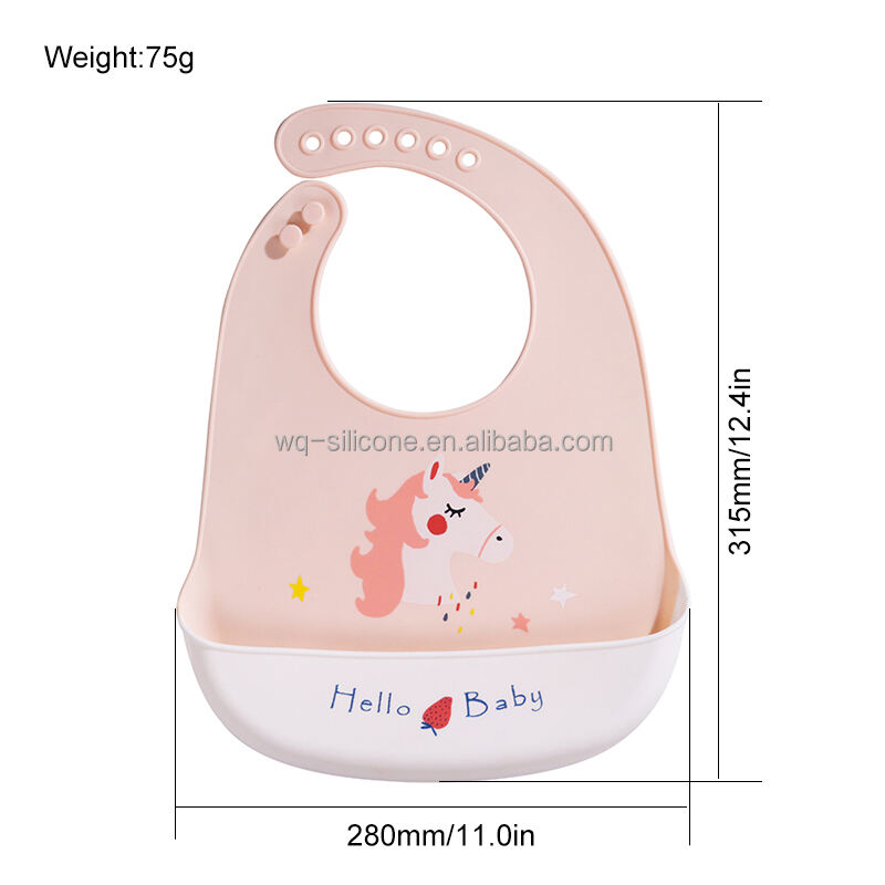 Hot Sale Customized Waterproof Silicone Baby Bibs | Factory Outlet | Kids Feeding Products details