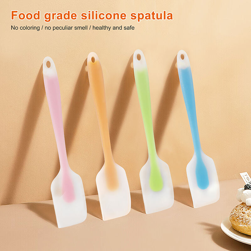 Wholesale Eco-Friendly Kitchen Cake Spatula High-Temperature Resistant Silicone Food Grade Pastry Cutters Non-Toxic Safe manufacture