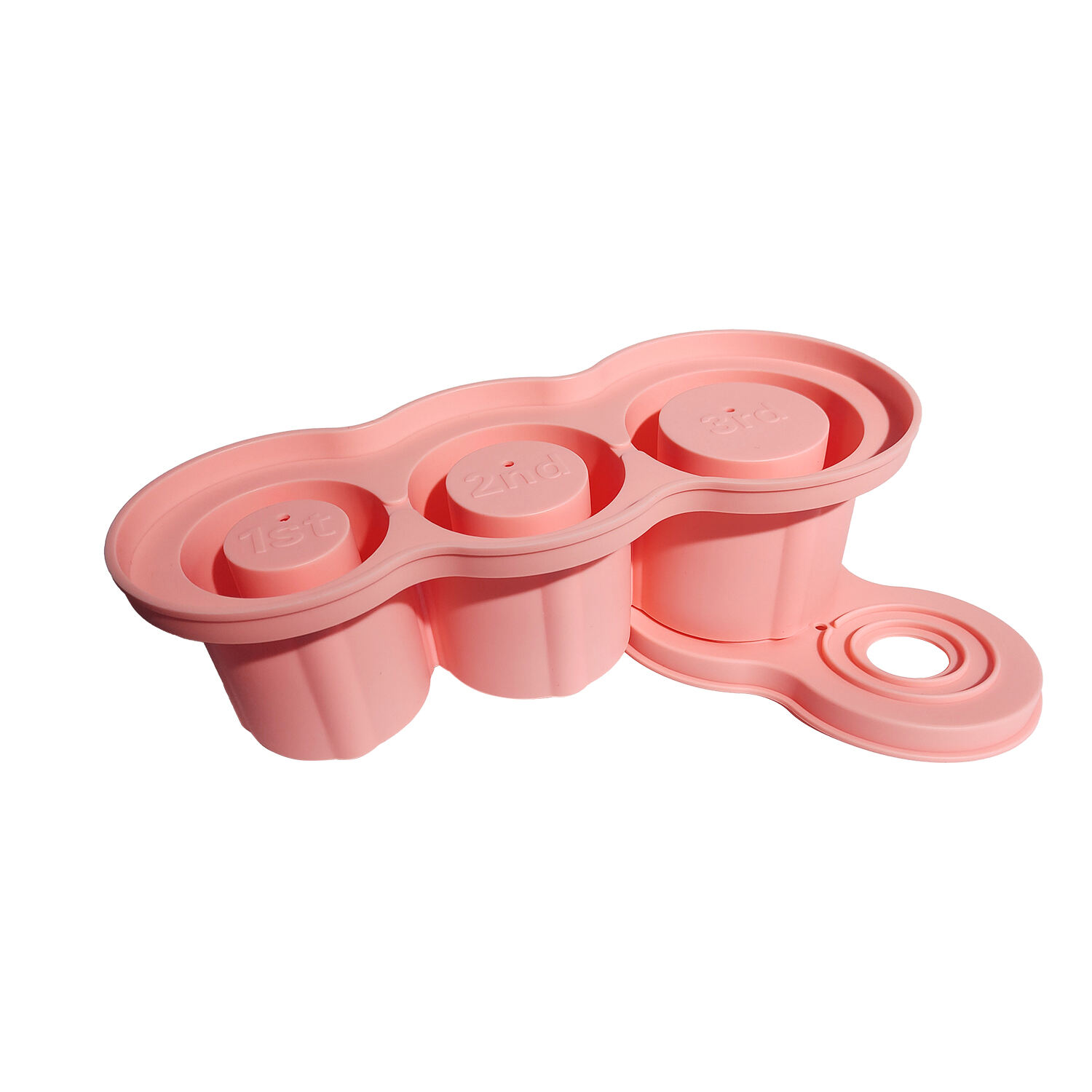 Reusable Silicone Ice Hollow Cylinder Tray Mold Big Ice Cube Maker Mold For Stanley Beer Cup Accessories details