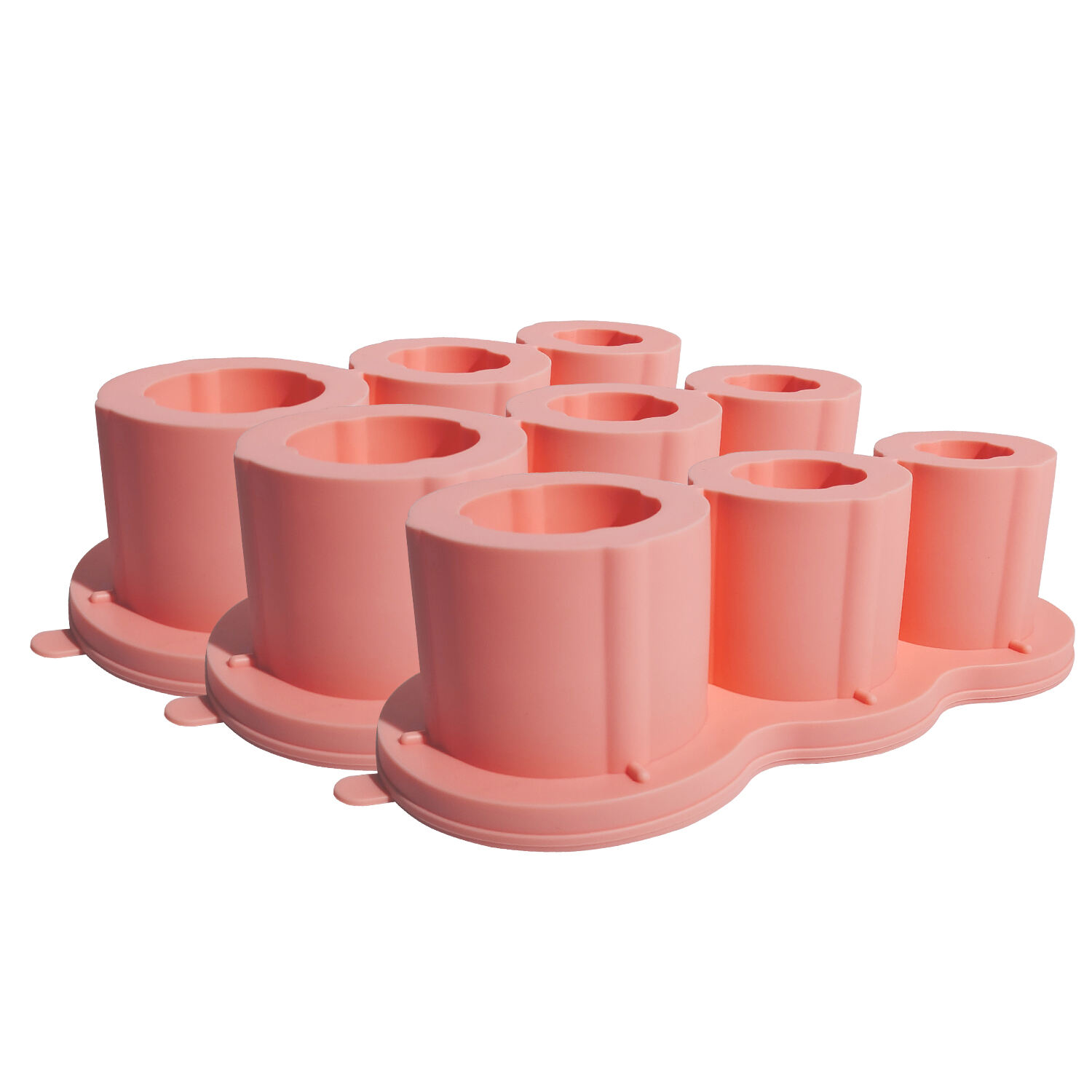 Reusable Silicone Ice Hollow Cylinder Tray Mold Big Ice Cube Maker Mold For Stanley Beer Cup Accessories factory