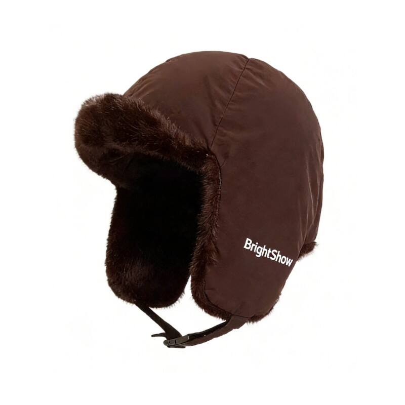 Premium Custom Winter Windproof Warm Ushanka Hat with Bendable Brim Professional Baseball Cap with Custom Logo Embroidery for Daily Wear and Outdoor Activities