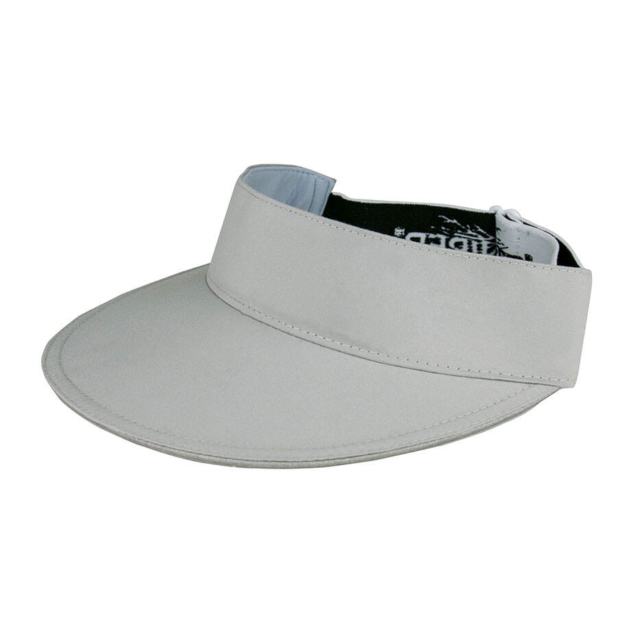 Premium Custom Wide-Brim Sun Visor with Elastic Adjustable Strap and Moisture-Wicking Headband Open-Top Sports Visor for Golf Tennis Outdoor Activities and Promotional Branding