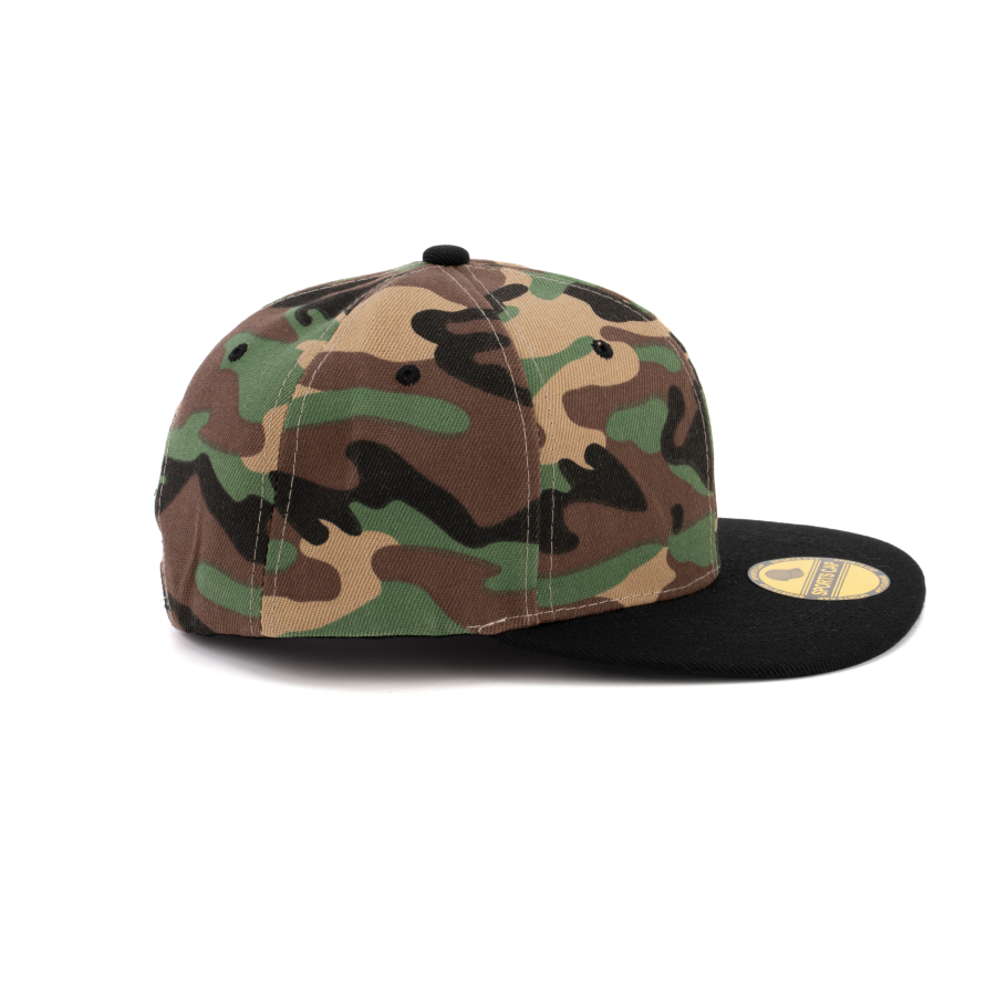 Premium Custom 6-Panel Flat Brim Snapback Baseball Cap with Laser Logo Sticker Professional Baseball Cap with Custom Logo Embroidery for Daily Wear and Outdoor Activities