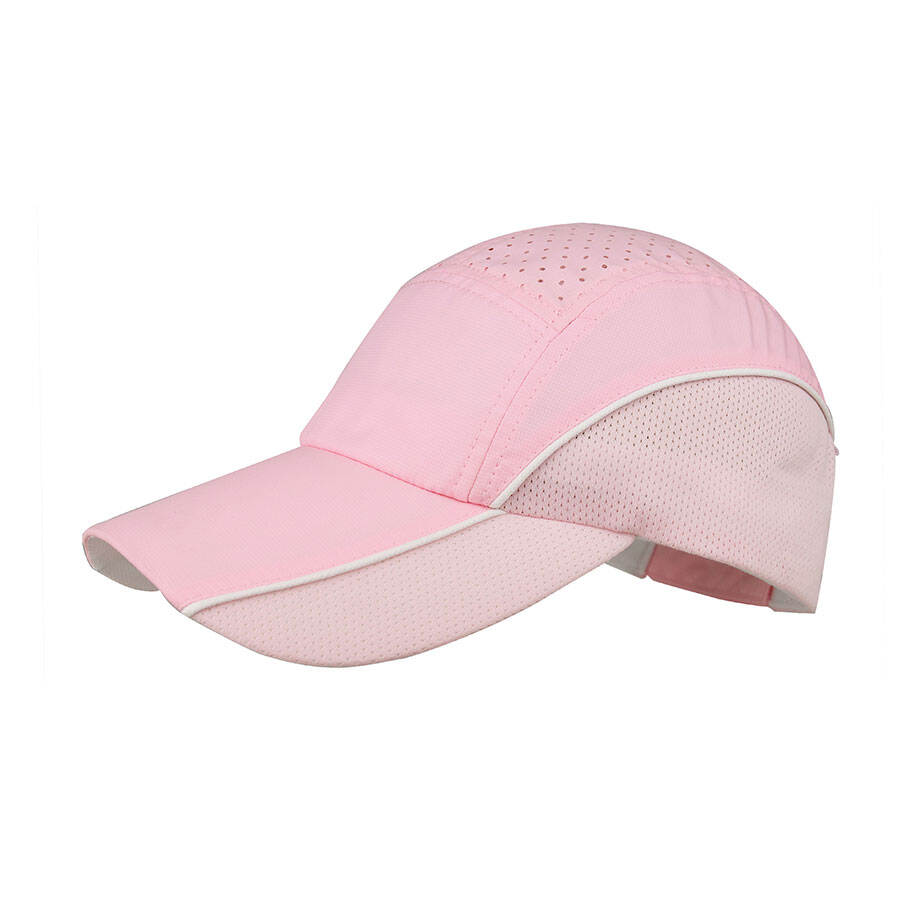 Premium Custom Two-Tone Performance Athletic Cap with Laser-Cut Ventilation and Color-Block Mesh Panels Breathable Lightweight Running Sports Hat Adjustable Closure for Outdoor Training and Promotional Branding