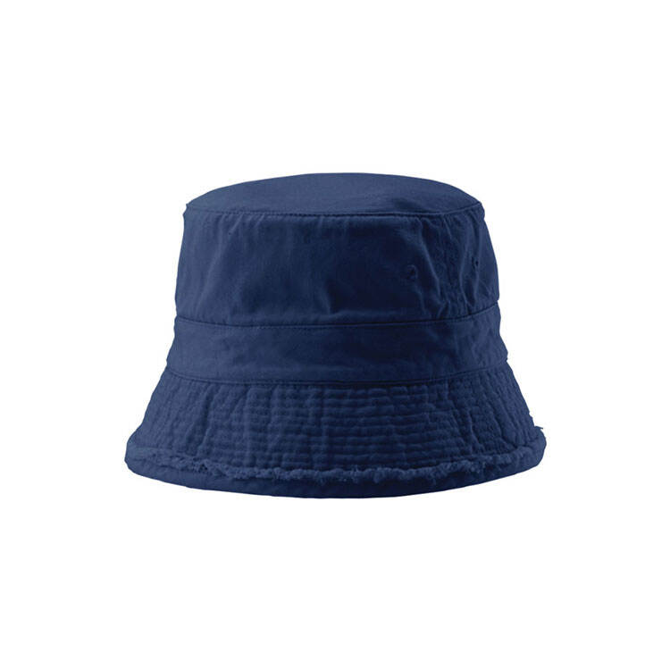 Premium Custom Frayed-Edge Bucket Hat with Embroidered Eyelets Heavy Cotton Twill Outdoor Sun Cap for Casual Wear Travel and Promotional Branding