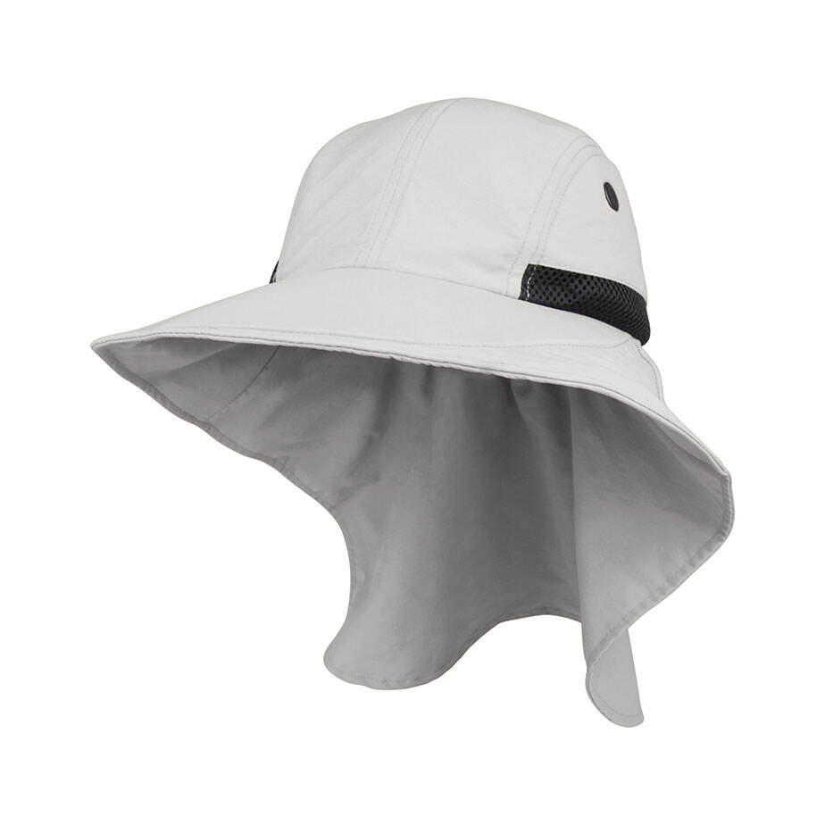 Premium Custom Ladies Nylon Wide Brim Flap Cap with UPF 50+ Protection Model J7213B Lightweight Water-Repellent Outdoor Sun Hat for Gardening Fishing Hiking and Travel