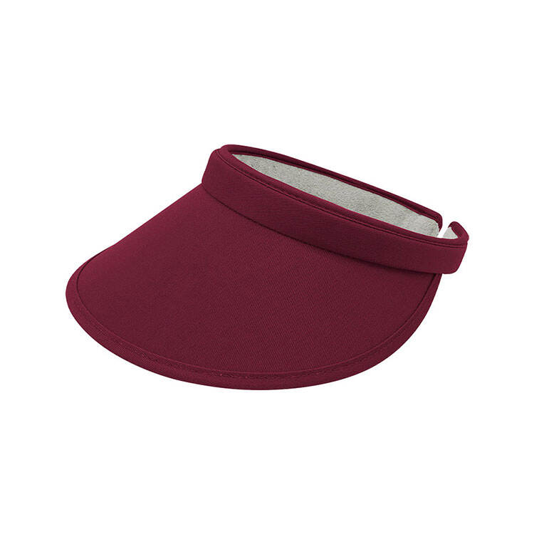 Soft Lined Cotton Twill Wrap Sun Visor Style 4056 Custom B2B Casual Lifestyle Headwear 100% Cotton Unstructured Pre Curved Wide Brim Visor Premium Lightweight Sweat Lined Sun Visor for Leisure Travel Golf Daily Fashion Blank Custom Embroidery