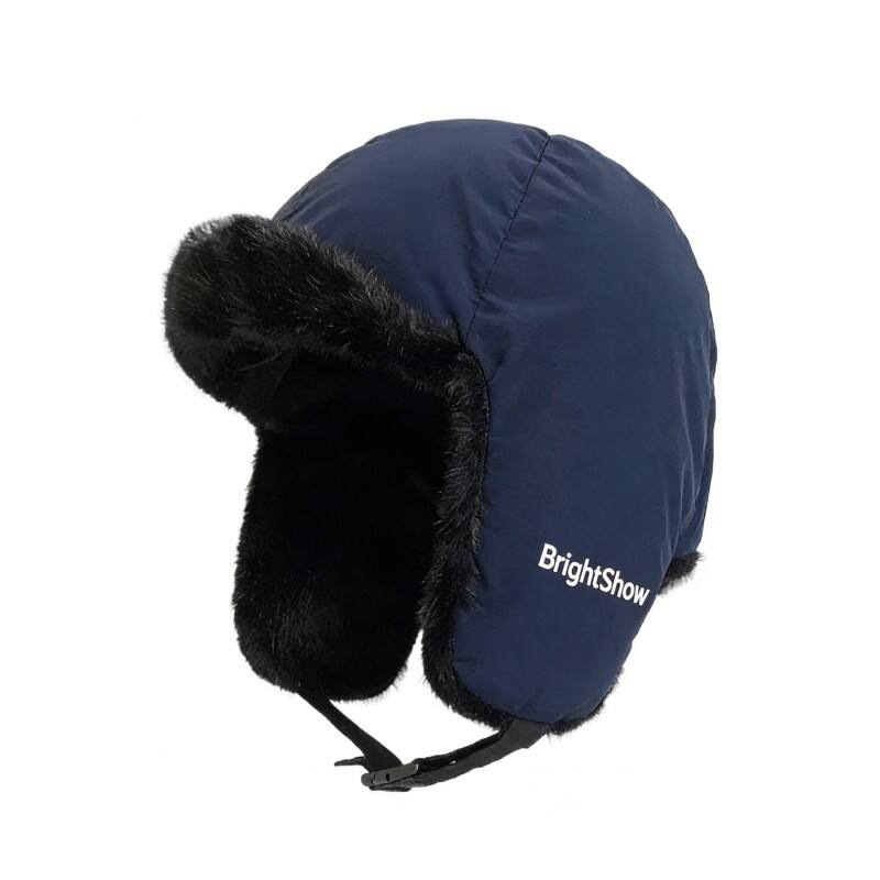 Premium Custom Winter Windproof Warm Ushanka Hat with Bendable Brim Professional Baseball Cap with Custom Logo Embroidery for Daily Wear and Outdoor Activities