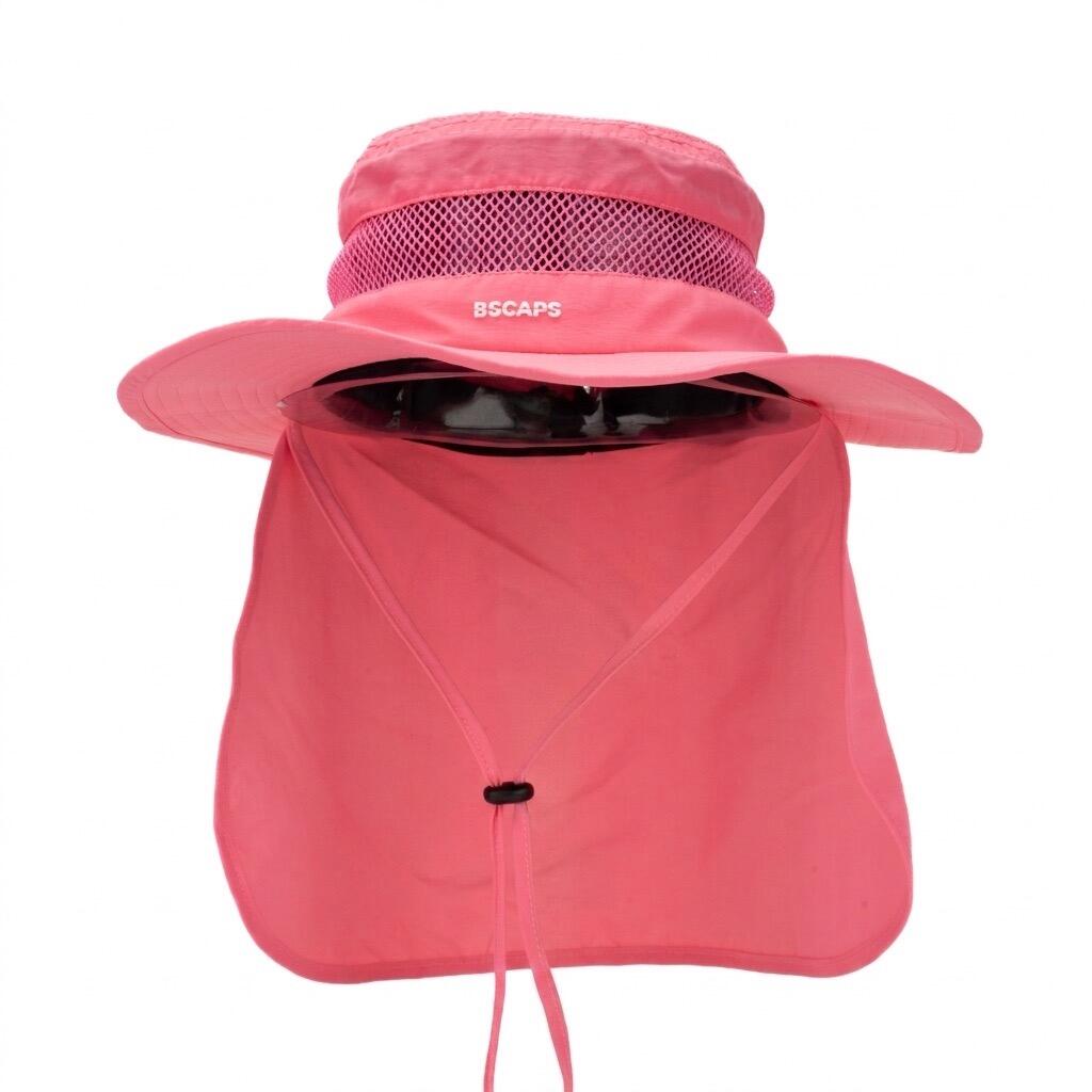 Premium Custom Ponytail Hole UV Protection Sun Hat with Detachable Neck Cape Professional Baseball Cap with Custom Logo Embroidery for Daily Wear and Outdoor Activities