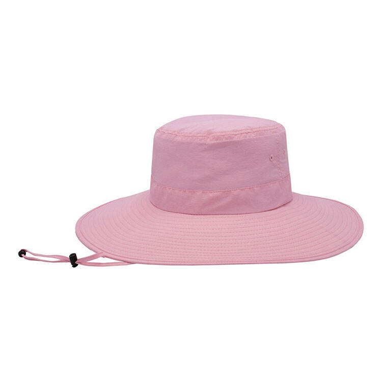 Premium Custom J7269 Wide-Brim Boonie Hat with Tonal Embroidered Logo and Adjustable Chin Cord Breathable Outdoor Sun Cap for Hiking Travel and Promotional Branding