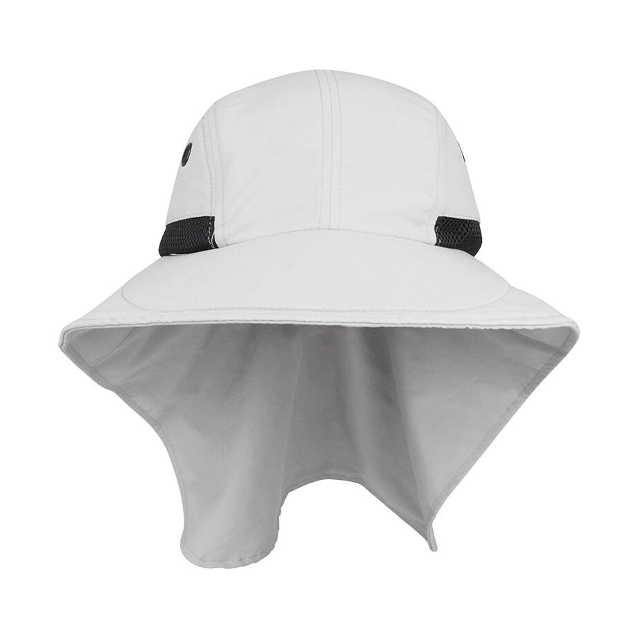 Premium Custom Ladies Nylon Wide Brim Flap Cap with UPF 50+ Protection Model J7213B Lightweight Water-Repellent Outdoor Sun Hat for Gardening Fishing Hiking and Travel