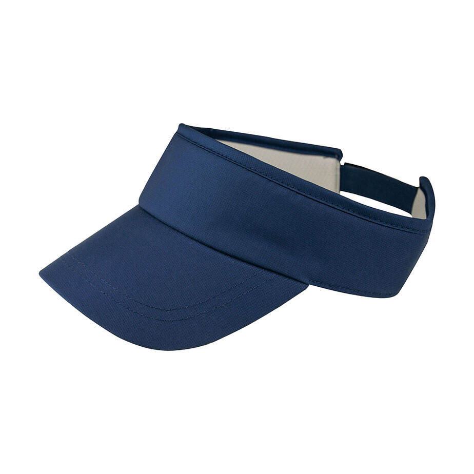 Premium Custom Performance Sun Visor with Moisture-Wicking Headband Adjustable Open-Top Design Lightweight Sports Visor Cap for Golf Tennis Running Outdoor Activities and Promotional Branding