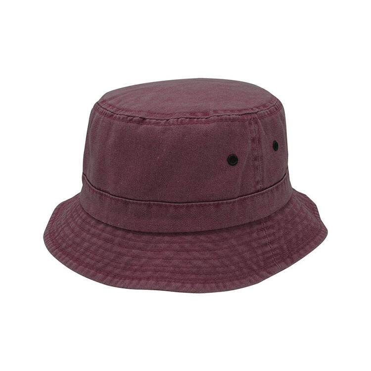 Premium Custom 7801 Washed Pigment-Dyed Bucket Hat Eighteen Colorways with Brass Eyelets and Wavy Brim Cotton Twill Outdoor Sun Cap for Casual Wear Travel and Promotional Branding