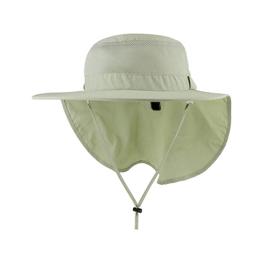 Premium Custom Promotional Taslon UV Large Bill Hat with Roll-up Neck Flap and Attachable Face Cover UPF 50+ Sun Protection Outdoor Fishing Hiking Travel Sun Hat Branded Athletic Headwear


